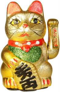 Large Lucky Gold Cat