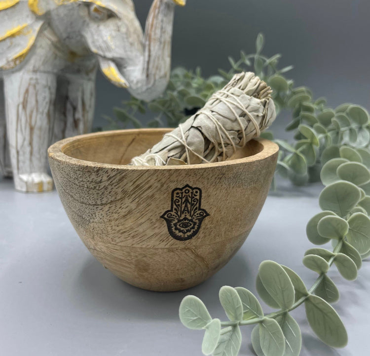 Hamsa Smudge & Offerings Bowl