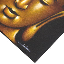 Load image into Gallery viewer, Gold Sand Finish Buddha Painting