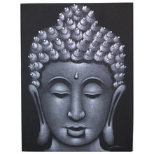 Load image into Gallery viewer, Grey Sand Finish Buddha Painting