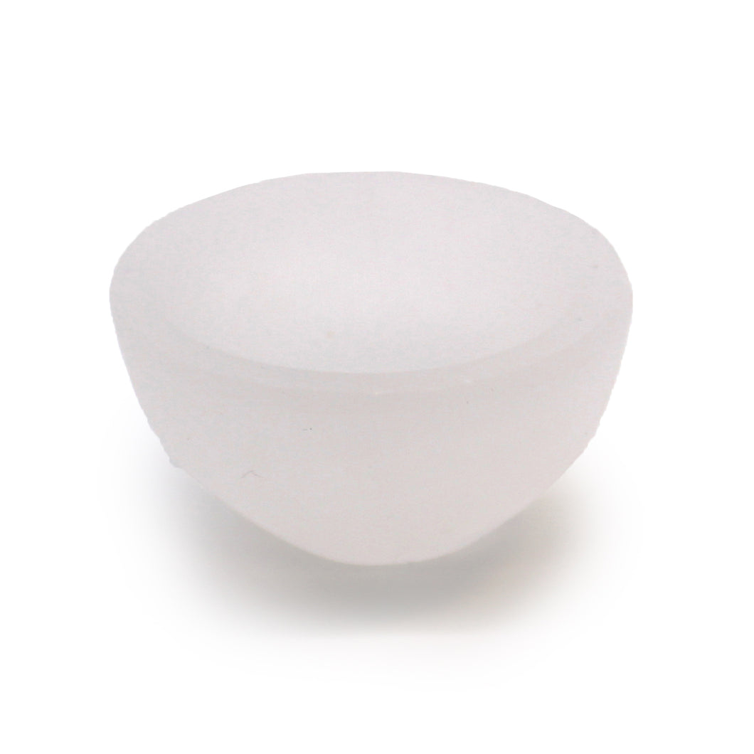 Selenite Round Cleansing Bowl 6cm