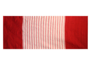 Red & Pink Indian Cotton Rug