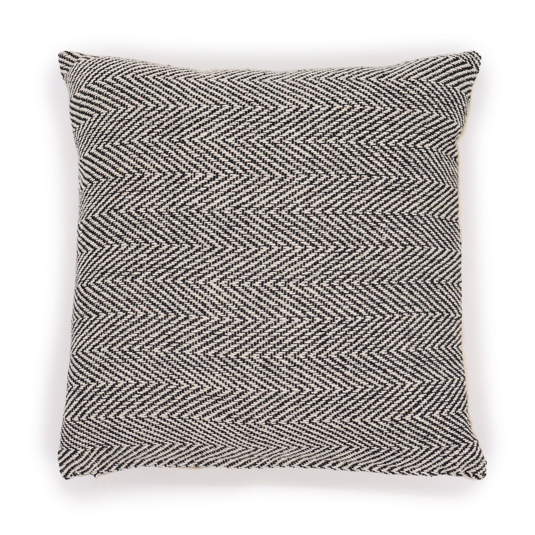Herringbone Fine Grey Classic Cushion Cover