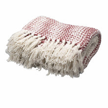 Load image into Gallery viewer, Boho Ruby Two Tone Comfort Throw