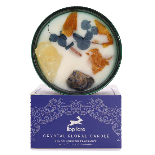 Crystal Magic Flower Candle - The Sun