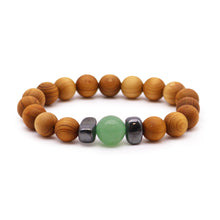 Load image into Gallery viewer, Cedarwood Sacral Chakra Bracelet