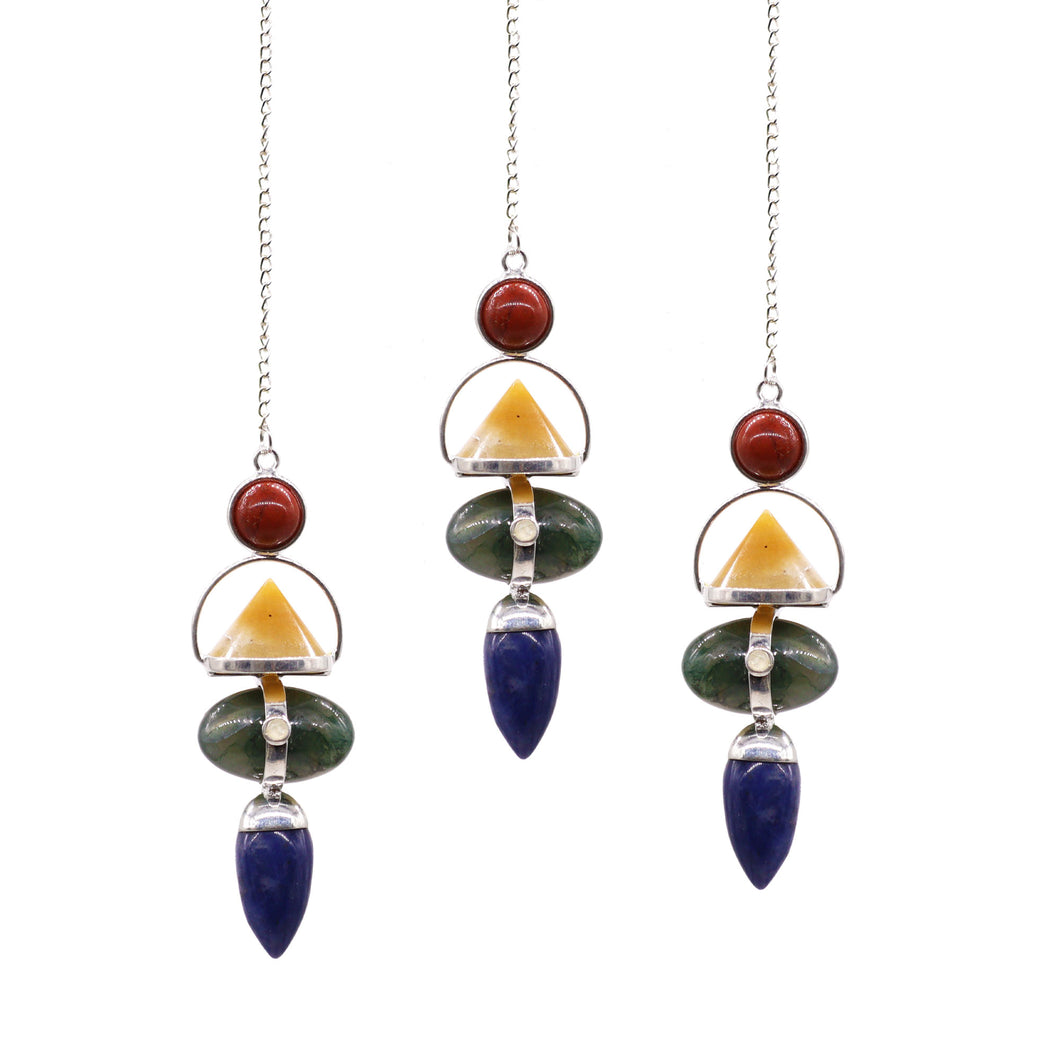 Four Elements Gemstone Pendulum