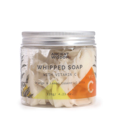 Aromatherapy Whipped Soap with Vitamin C Infused