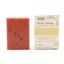 Load image into Gallery viewer, Orange and Ginger Klay Soap