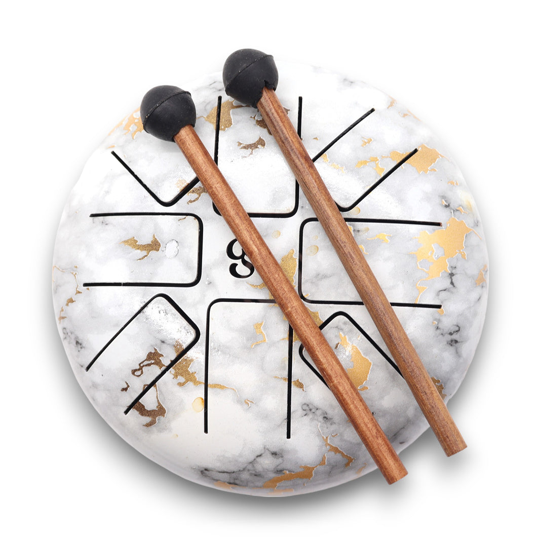 Marble Pattern OM Hapi Drum 18cm