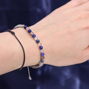 Taurus Zodiac Crystal Candle with Gemstone Bracelet