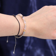 Load image into Gallery viewer, Gemini Zodiac Crystal Candle with Gemstone Bracelet