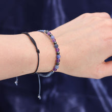 Load image into Gallery viewer, Sagittarius Zodiac Crystal Candle with Gemstone Bracelet