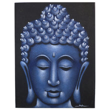 Load image into Gallery viewer, Blue Sand Finish Buddha Painting