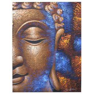 Copper Face Buddha Painting