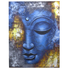 Load image into Gallery viewer, Blue Face Abstract Buddha Painting