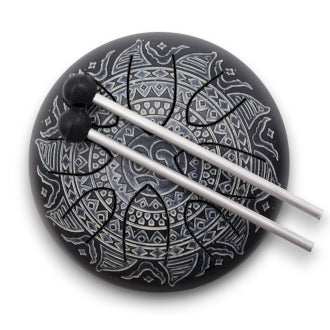 Om Mandala Engraved Hapi Drum 16cm