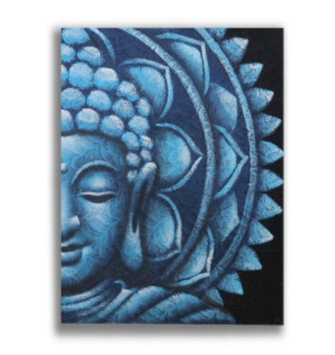 Blue Buddha Mandala Painting