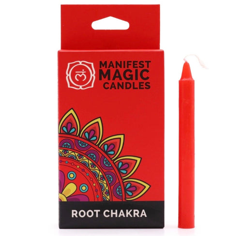 Red Root Chakra Manifest Magic Candles