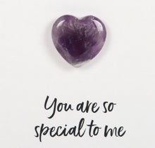 Load image into Gallery viewer, You Are So Special To Me Amethyst Crystal Moon Greeting Card