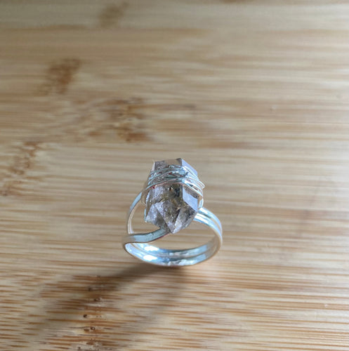 Smokey Quartz Wire Wrapped Ring