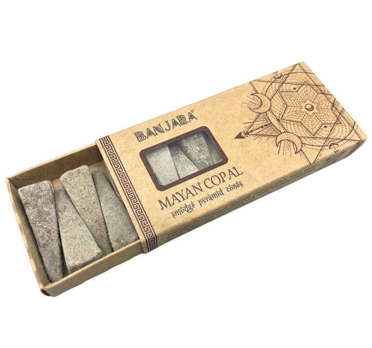 Banjara Mayan Copal Smudge Pyramid Cones