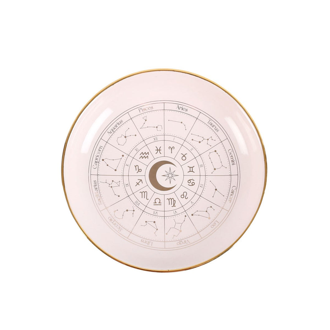 Off White Wheel Trinket Dish