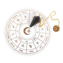 Load image into Gallery viewer, Astrology Wheel Pendulum Divination Kit