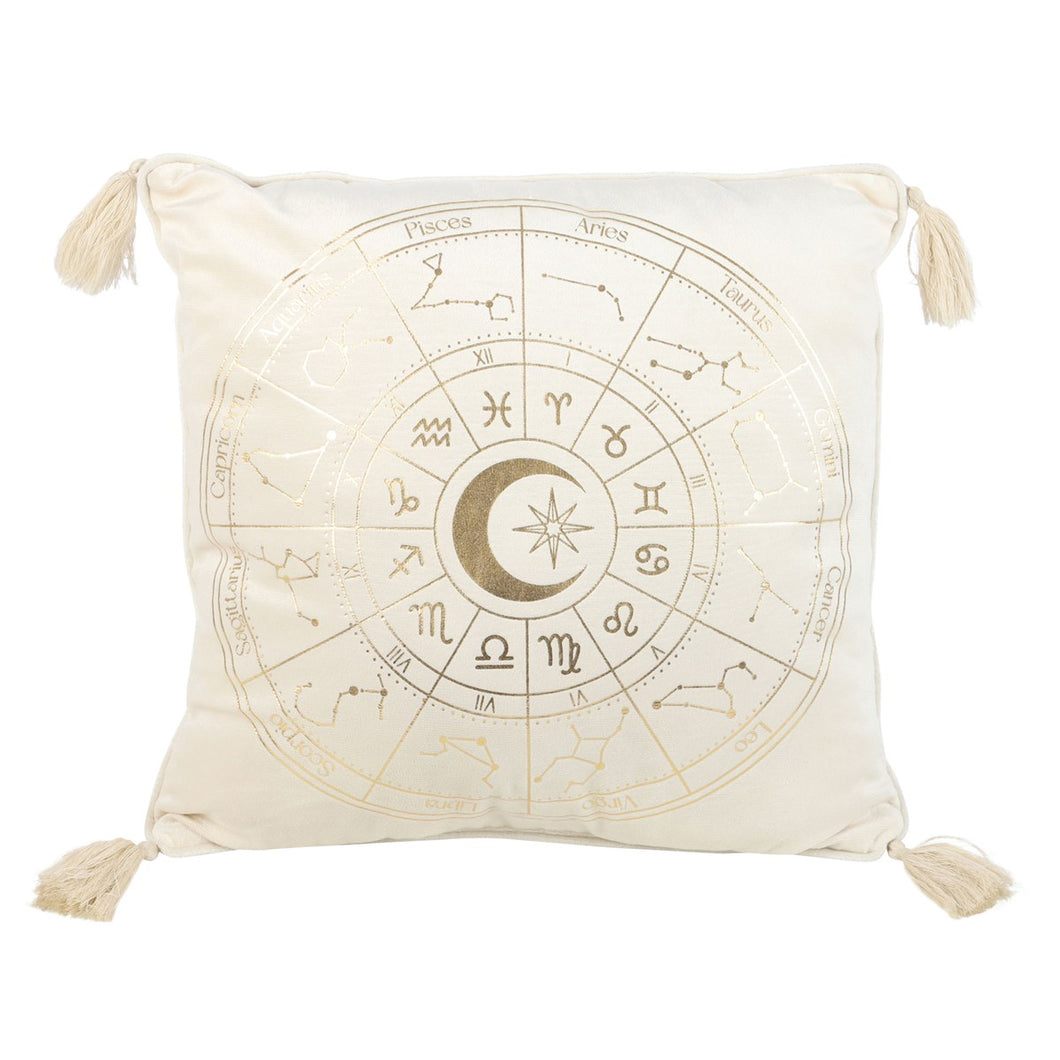 Astrology Wheel Square Cushion
