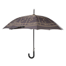 Load image into Gallery viewer, Black Astrology Wheel Umbrella