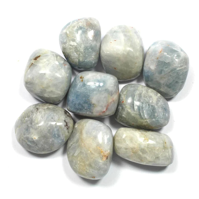 Blue Calcite Polished Tumblestone