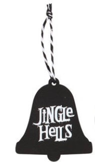 Jingle Hells Christmas Hanging Sign