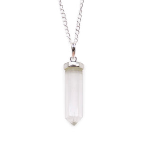 Rock Quartz Point Necklace