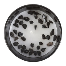 Load image into Gallery viewer, Scorpio Black Oudh Crystal Zodiac Candle