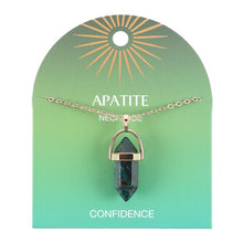 Load image into Gallery viewer, Apatite Crystal Pendant Necklace