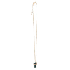 Apatite Crystal Pendant Necklace