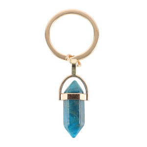 Apatite Crystal Keyring