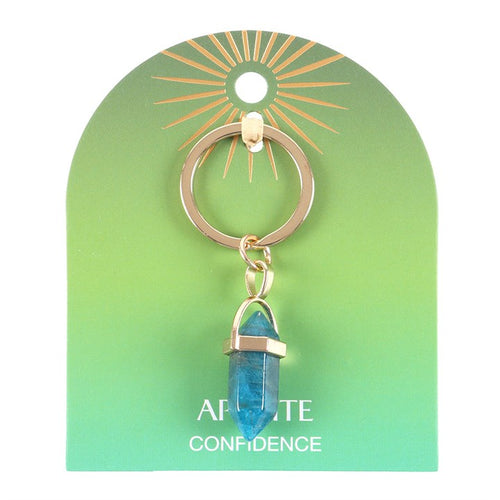 Apatite Crystal Keyring