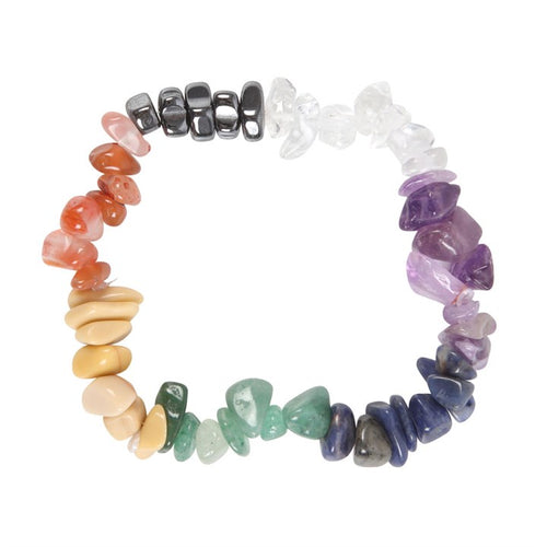 Chakra Chipstone Bracelet