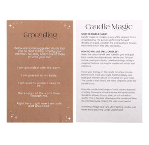 Pack of 12 Grounding Spell Candles