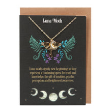 Load image into Gallery viewer, Luna Moth Necklace and Card