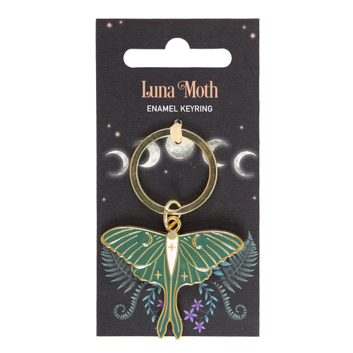 Luna Moth Keyring