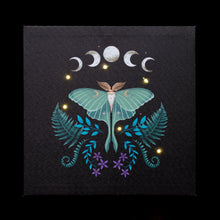 Load image into Gallery viewer, Luna Moth Light Up Canvas Plaque