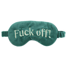 Load image into Gallery viewer, Sweary Velvet Sleep Mask