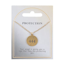 Load image into Gallery viewer, 444 Angel Number Protection Necklace