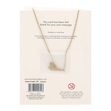 Load image into Gallery viewer, Orange Aura Crystal Mushroom Necklace Greeting Card