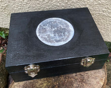 Load image into Gallery viewer, Handpainted Moon Box with Ritual Herbs