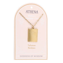 Load image into Gallery viewer, Athena Goddess Talisman Necklace