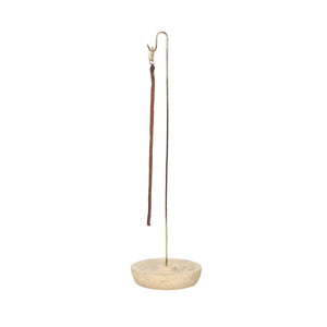 Meditating Herbs Tibetan Rope Incense With Holder