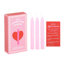 Load image into Gallery viewer, Set of 3 Love Affirmation Candles in a Box